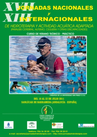 Ponencia sobre Autismno, trastornos generalizados del desarrollo intervención en actividades acuáticas . http://www.jornadashidroterapia.com/jornadas2011/programas_lunes.html